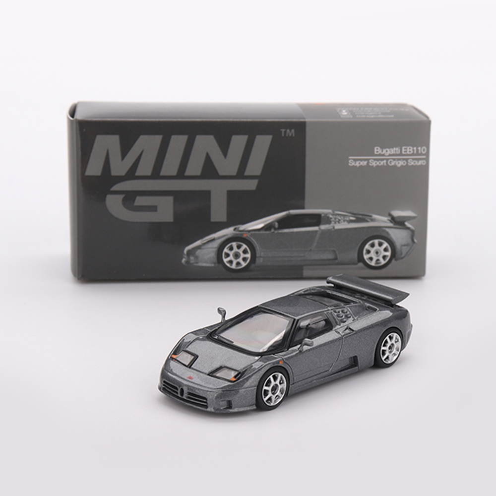 Bugatti EB110 Super Sport Grigio Scuro - Mini GT