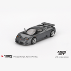 Bugatti EB110 Super Sport Grigio Scuro - Mini GT