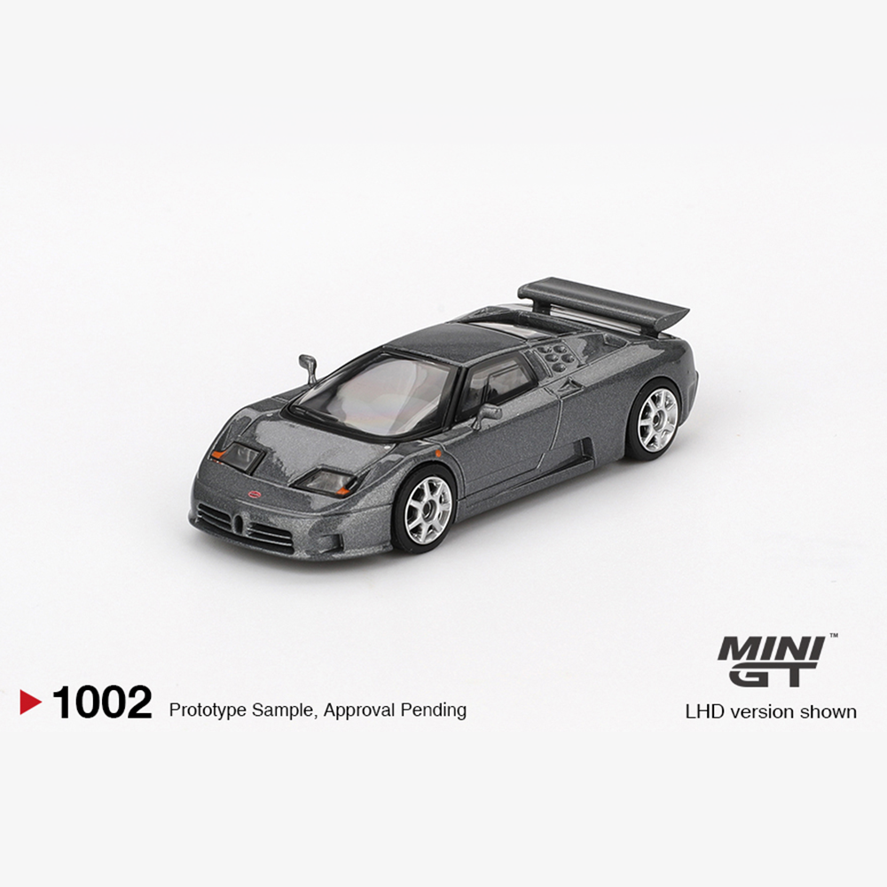 Bugatti EB110 Super Sport Grigio Scuro - Mini GT