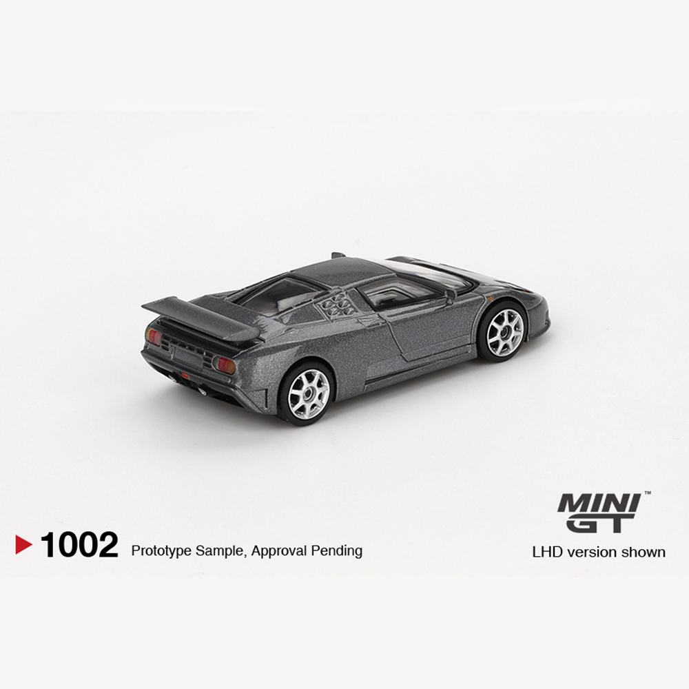 Bugatti EB110 Super Sport Grigio Scuro - Mini GT