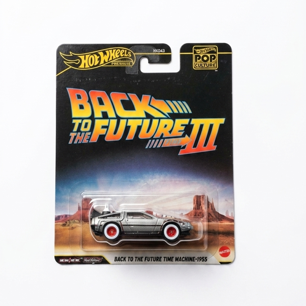 DMC Delorean Time Machine Back to the Future Hot Wheels Pop Culture JIDIECAST