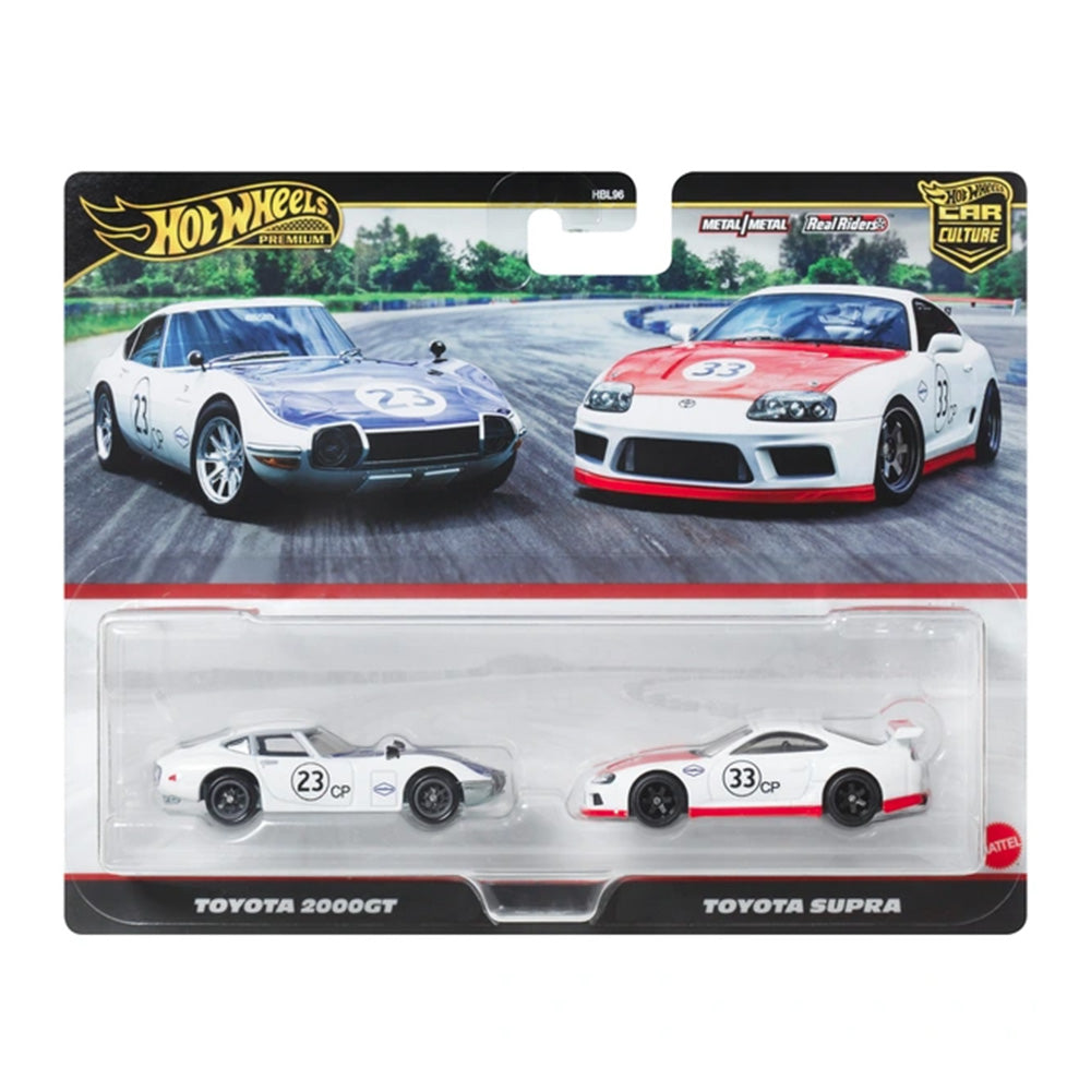 Duo pack Toyota 2000 GT & Toyota Supra Hot Wheels Premium