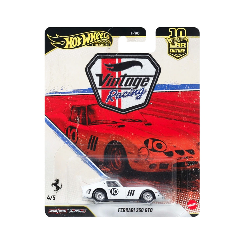 Ferrari 250 GTo Vintage Racing Hot Wheels Premium