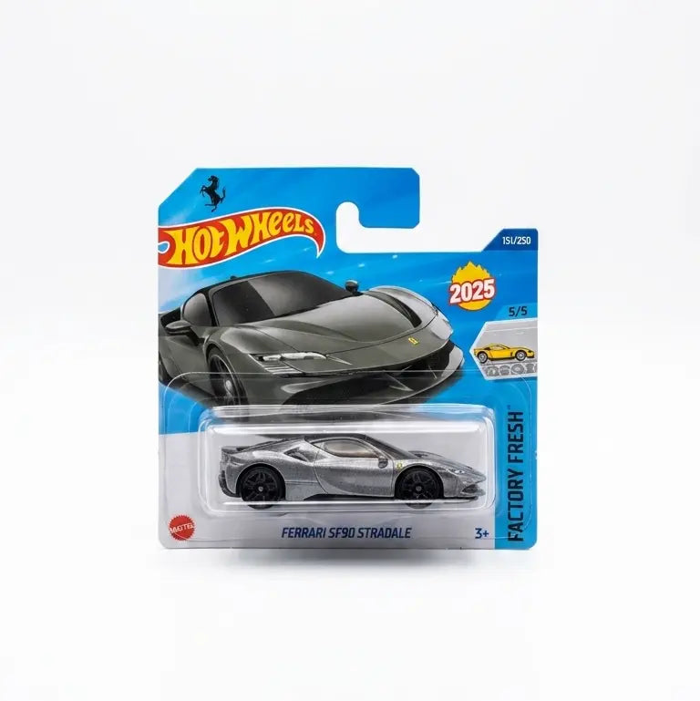 Ferrari SF90 Grise Hot Wheels Mainline JIDIECAST