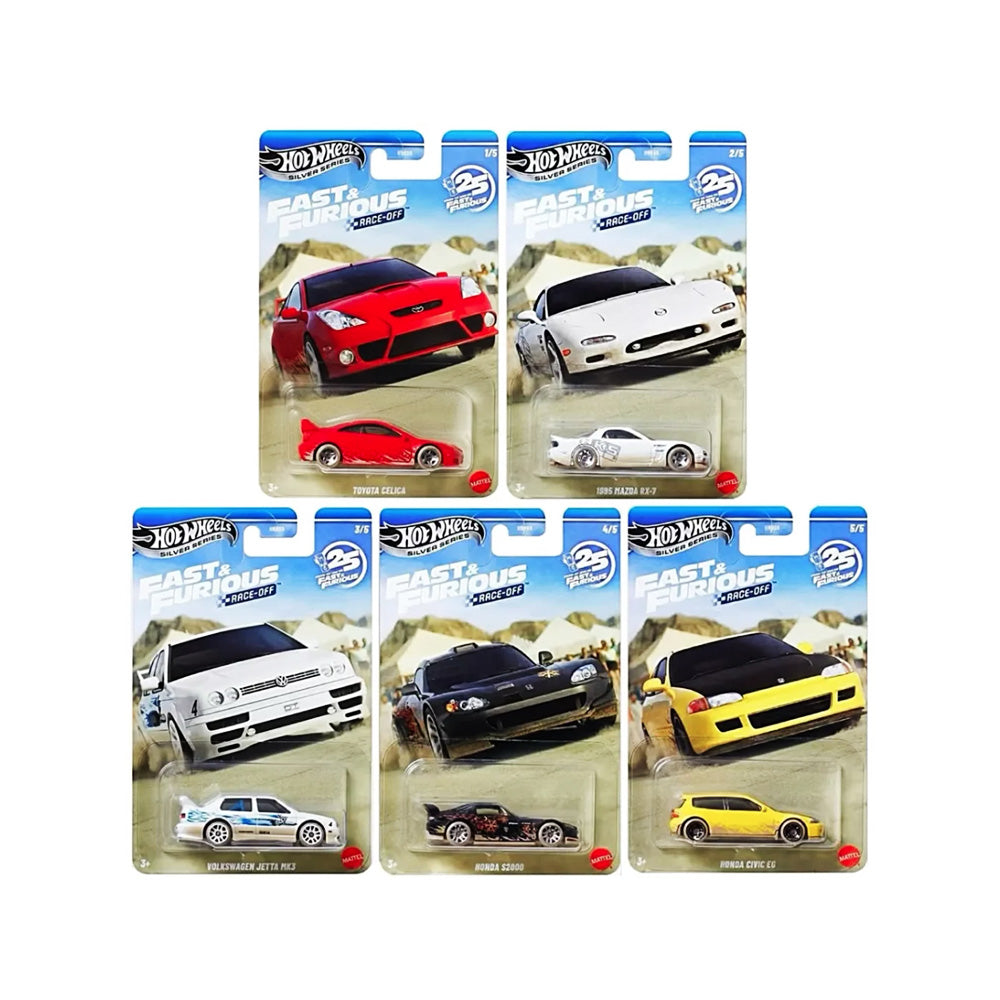 Fast & Furious Race Off - Hot Wheels Silver Series 25 years anniversary