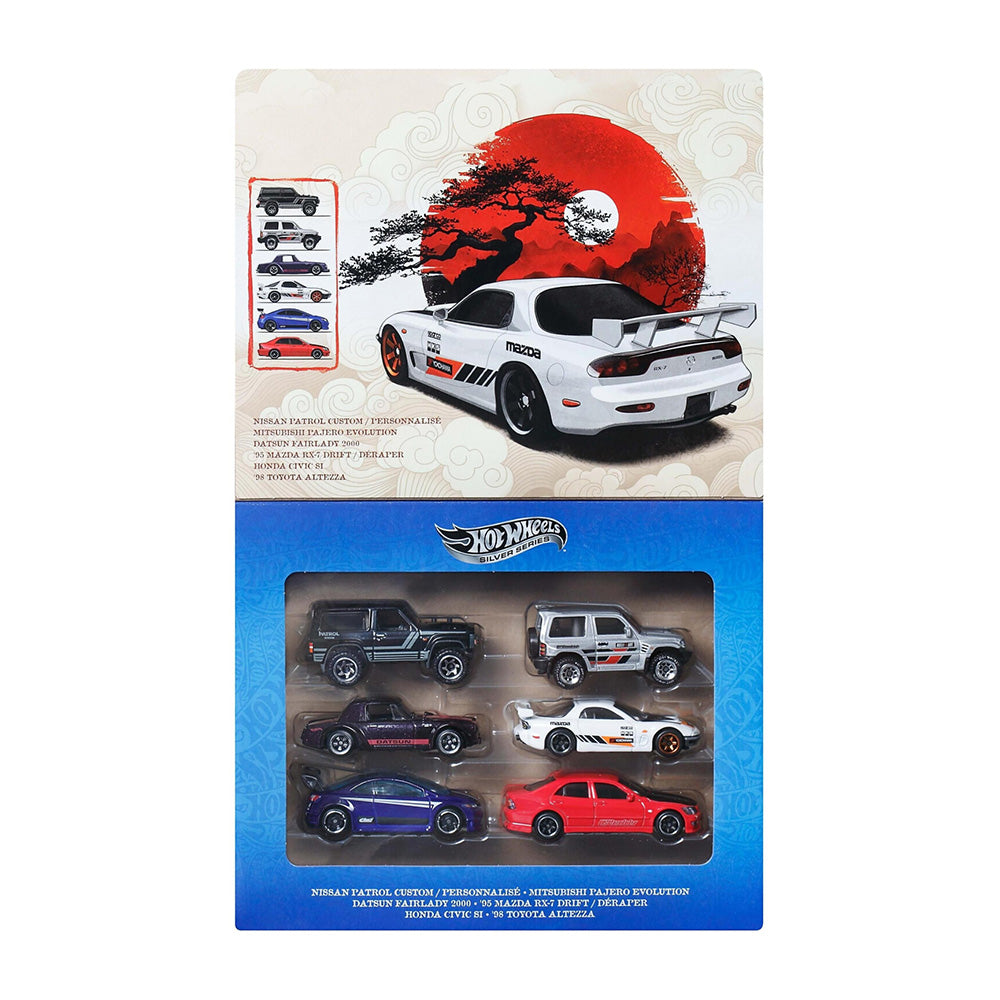 JDM Pack de 6 voitures Hot Wheels