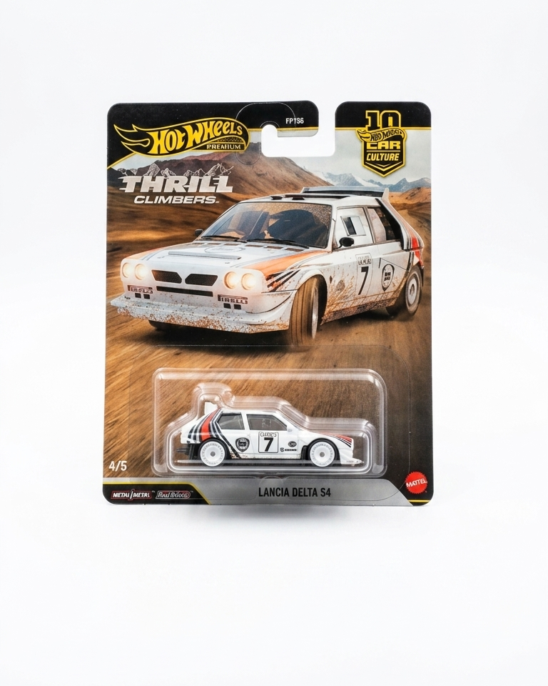 Lancia Delta S4 Rally Hot Wheels Thrill Climbers JIDIECAST