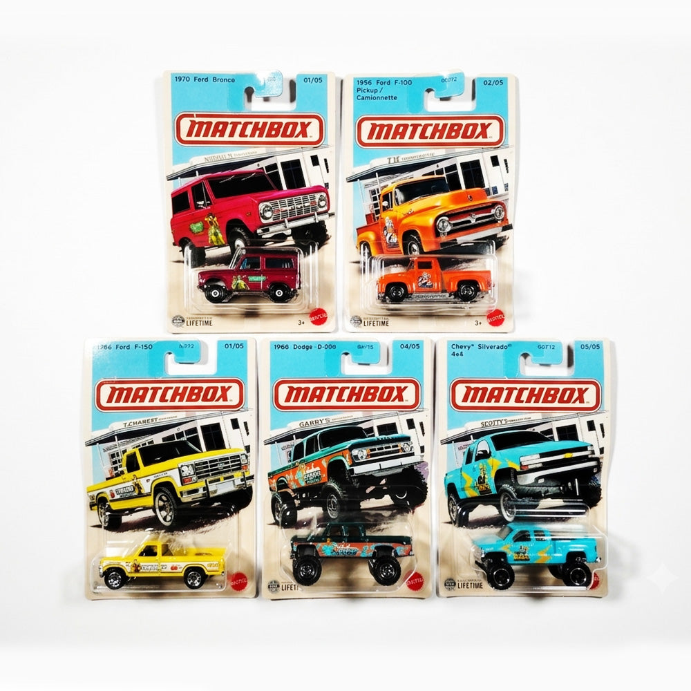 Série 4x4 & Pickup Matchbox