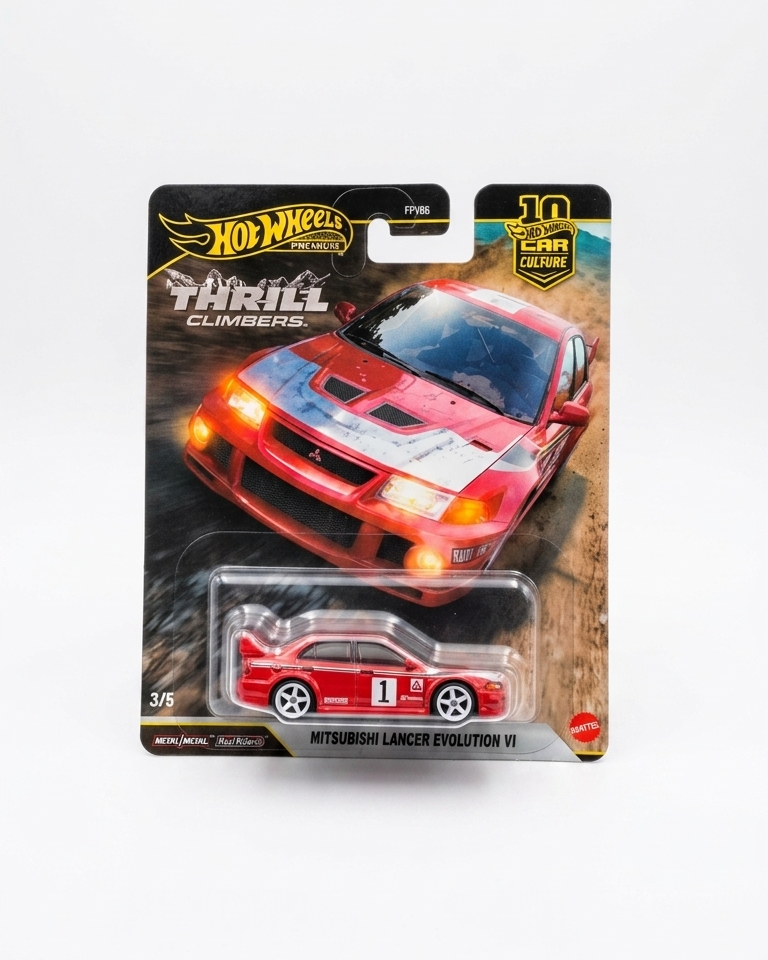 Mitsubishi Lancer Evolution VI Hot Wheels Thrill Climbers JIDIECAST