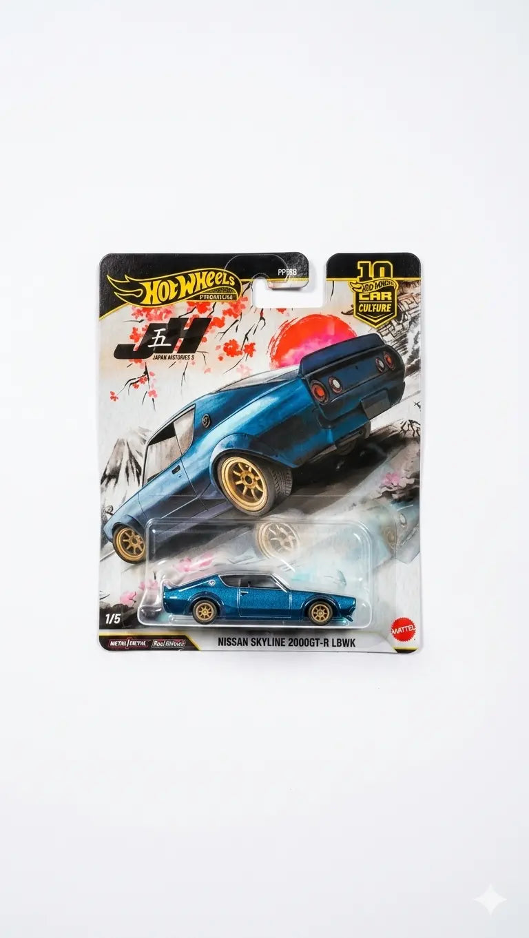 Nissan Skyline 2000 GT-R LBWK - Hot Wheels Japan Historics 5 JIDIECAST