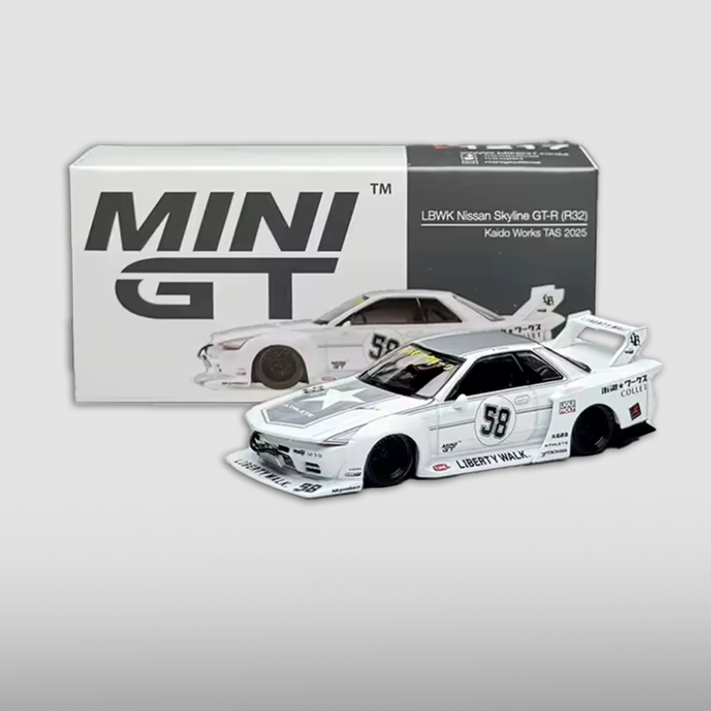 Nissan Skyline R32 GT-R LBWK - Mini GT 1217 JIDIECAST