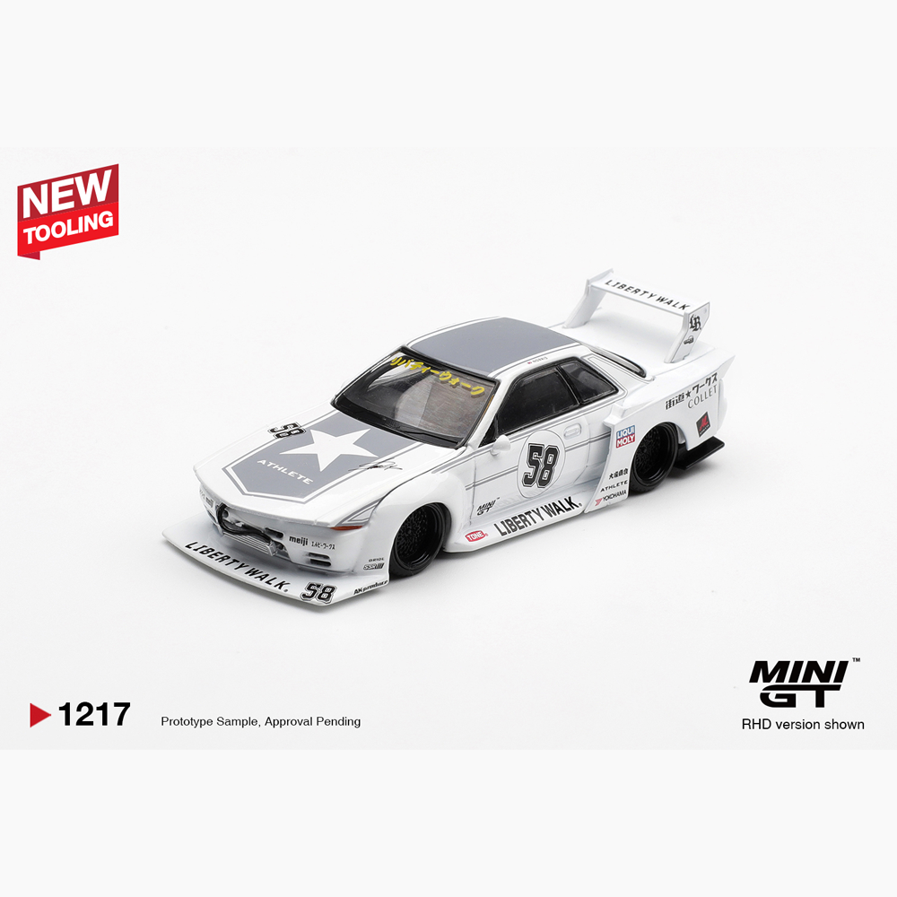 Nissan Skyline R32 GT-R LBWK - Mini GT 1217 JIDIECAST