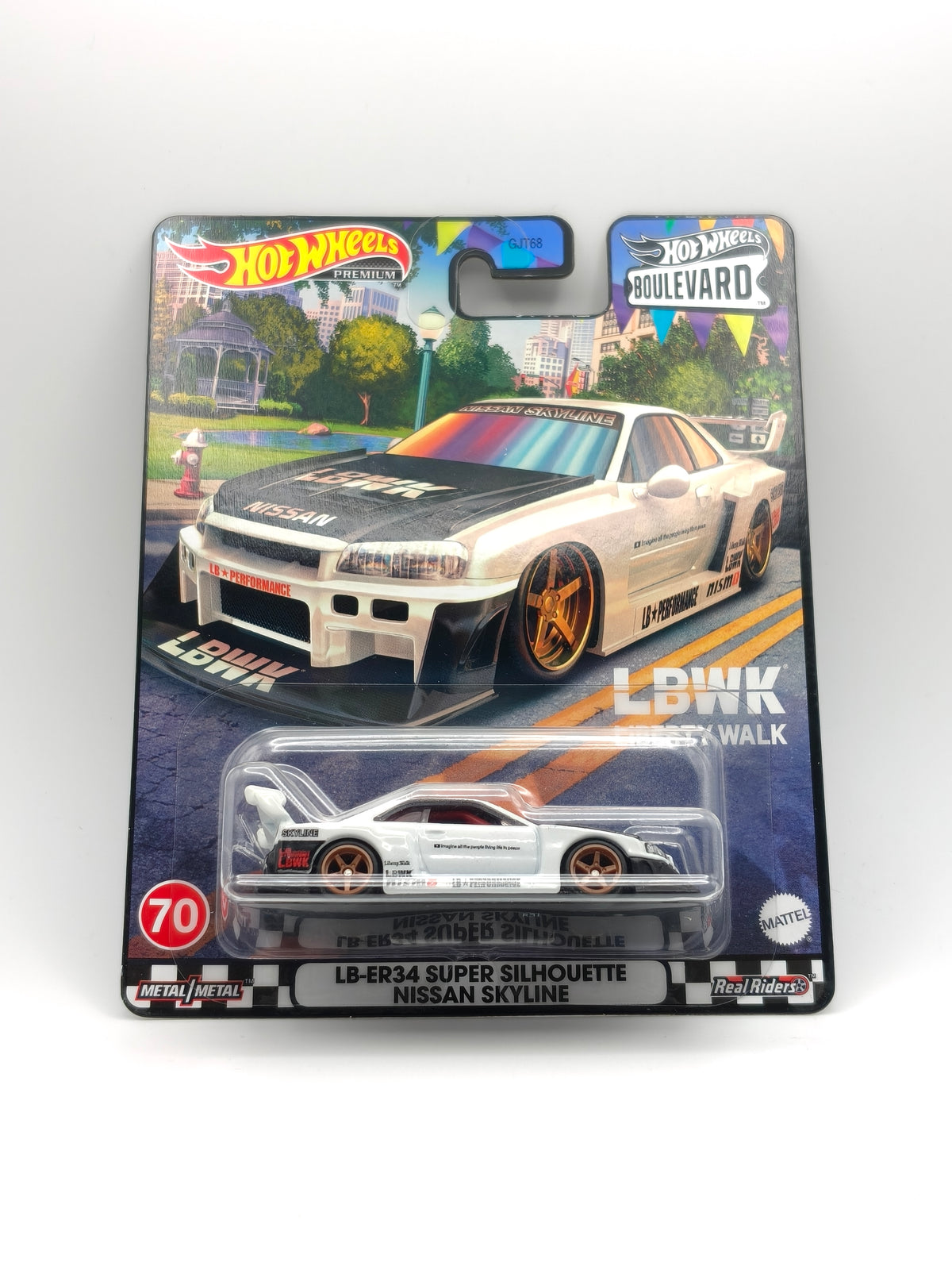 Nissan Skyline ER34 Liberty Walk Silhouette - Hot Wheels Boulevard JIDIECAST