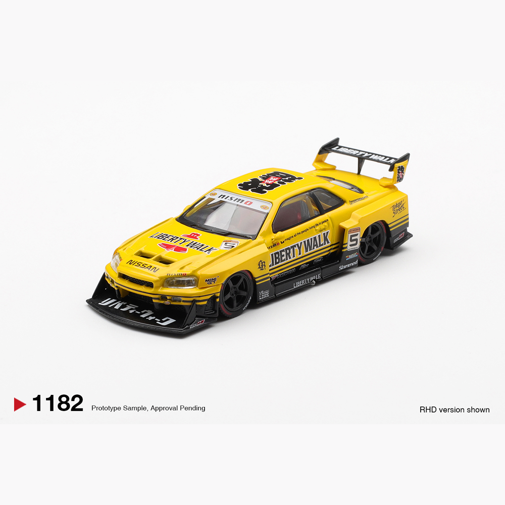 Nissan Skyline ER34 Super Silhouette - Mini GT 1182 JIDIECAST