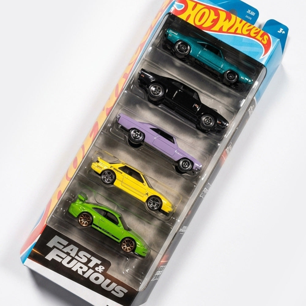 Pack 5 Fast & Furious Hot Wheels JIDIECAST