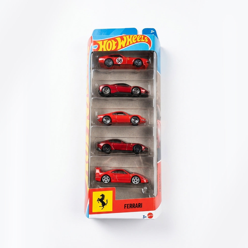 Pack 5 Ferrari Hot Wheels JIDIECAST