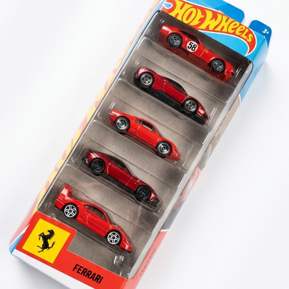 Pack 5 Ferrari Hot Wheels JIDIECAST