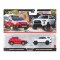 Duo Pack Subaru Crosstrek & Toyota 4Runner Hot Wheels Premium