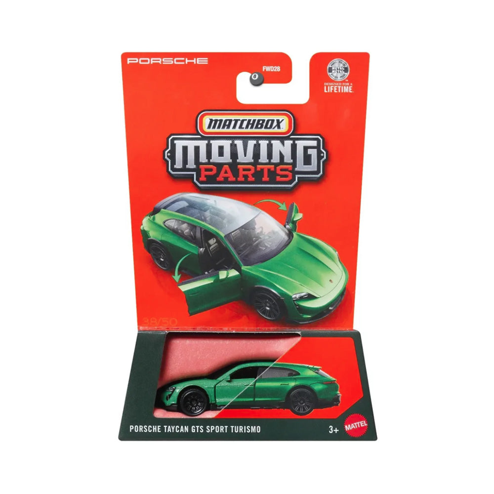 Porsche Taycan GTS Sport Turismo Matchbox Moving Parts