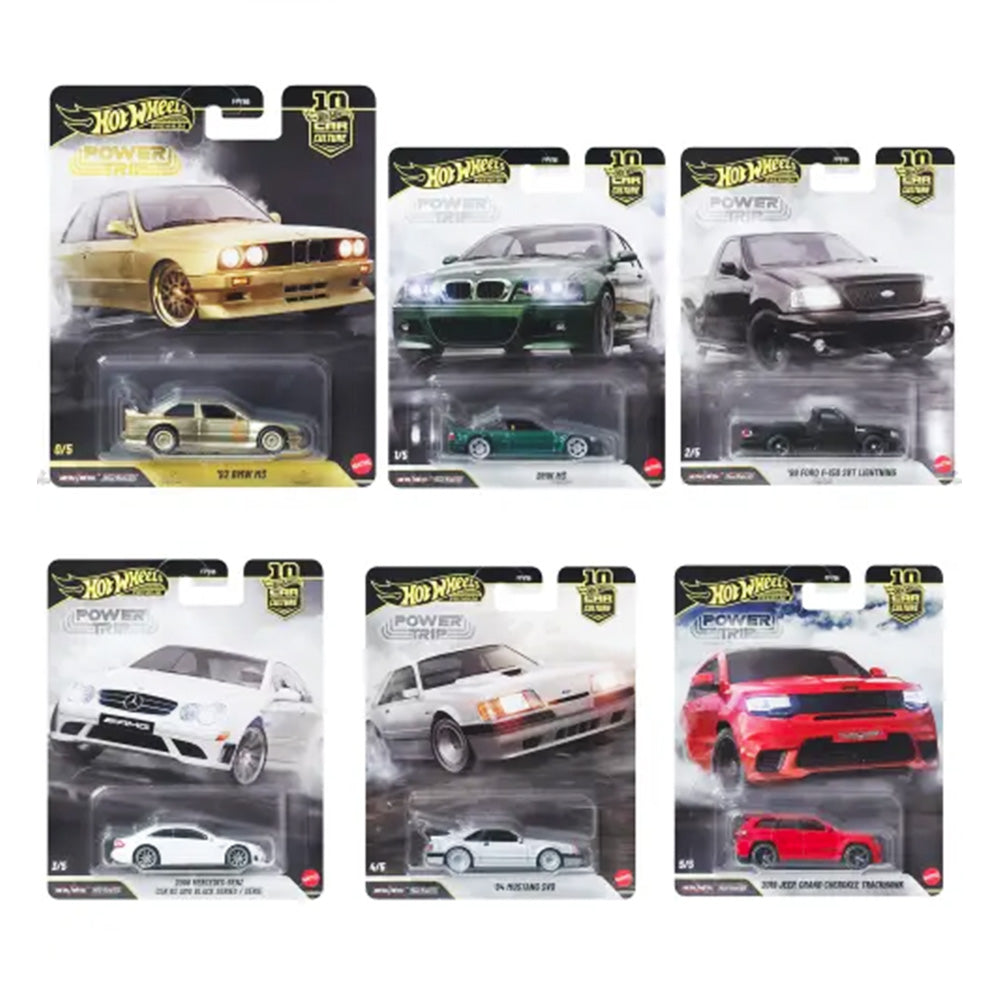 Série Power Trip 6/6 avec CHASE Hot Wheels