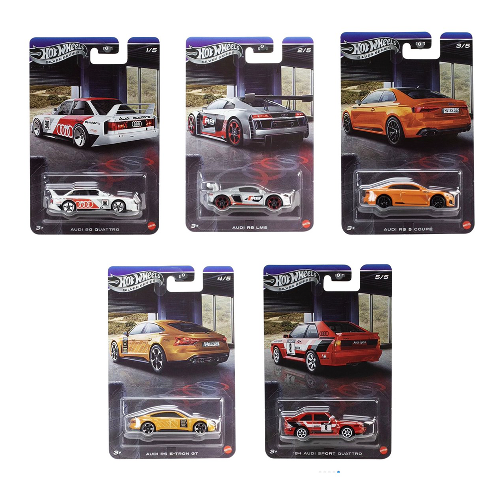 Série Audi Sport - Hot Wheels Silver Series JIDIECAST