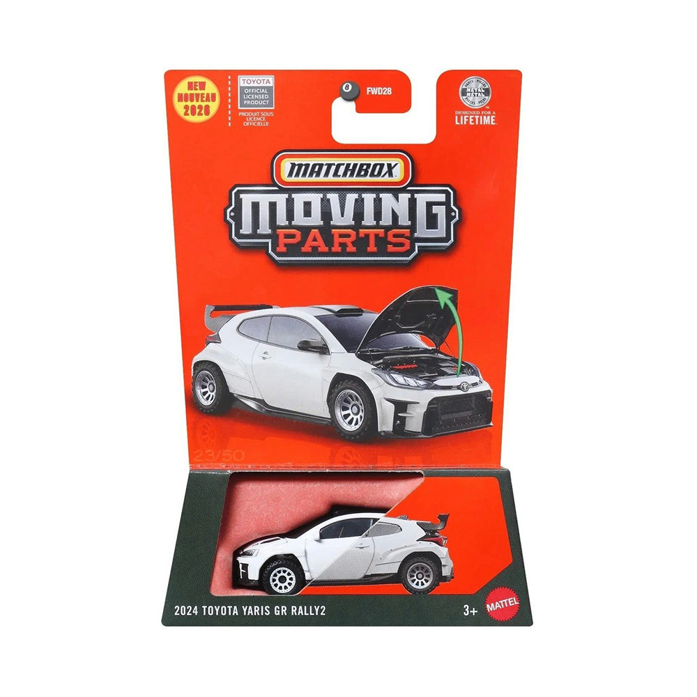 Toyota Yaris GR Rally Matchbox Moving Parts